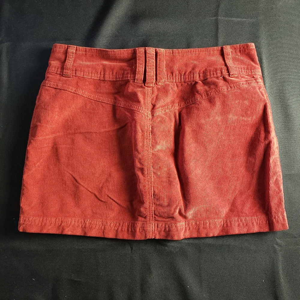We The Free Corduroy Mini Skirt Orange 27 - Picture 2 of 6